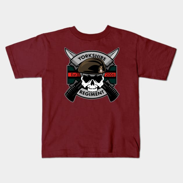 Yorkshire Regiment Kids T-Shirt by TCP